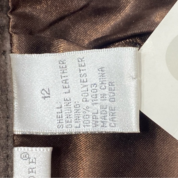 Preswick and Moore, Long, Suede Leather-Skirt Size 12 - Picture 4 of 6